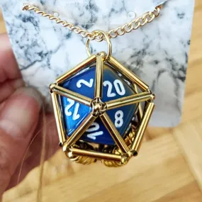 Fitted Metal D20 Necklace Case