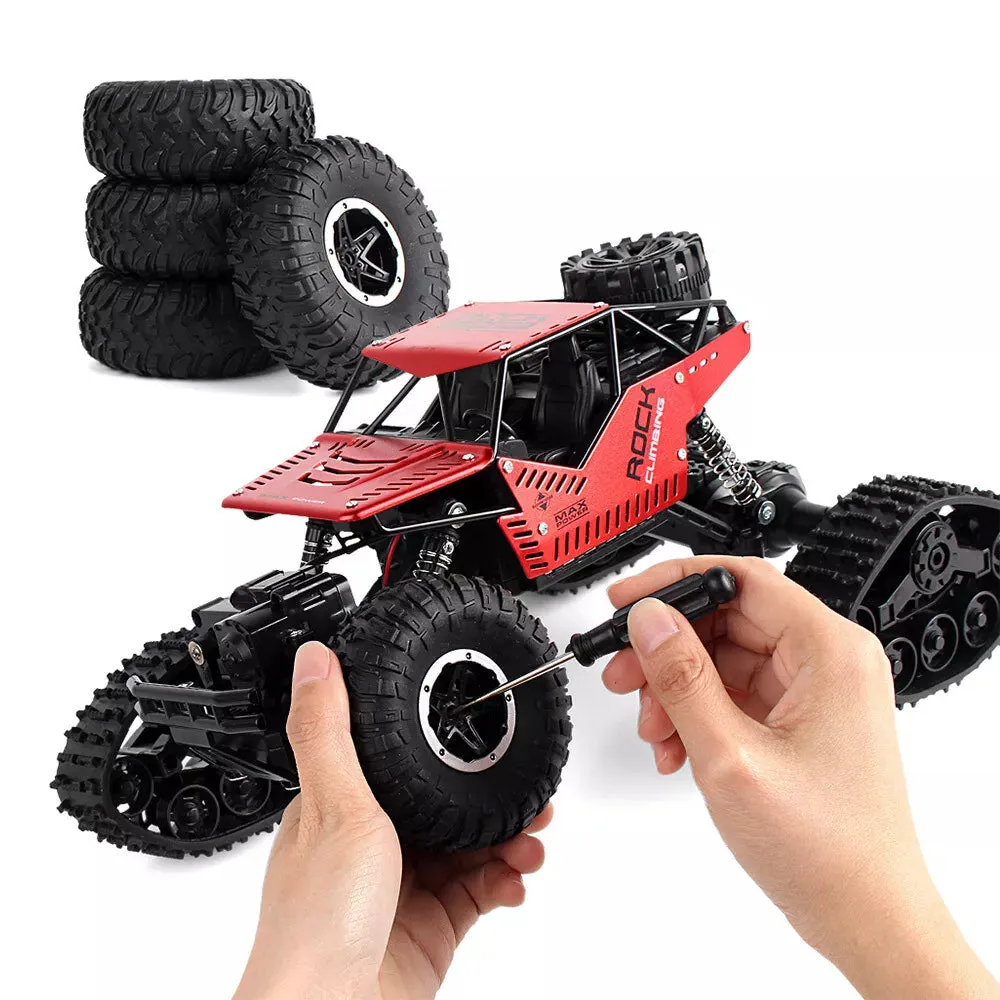 Four Wheel Drive Off-Road RC Car Rock Crawler Racing Cars-Black