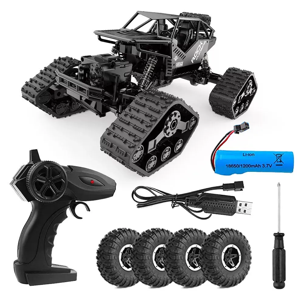 Four Wheel Drive Off-Road RC Car Rock Crawler Racing Cars-Black