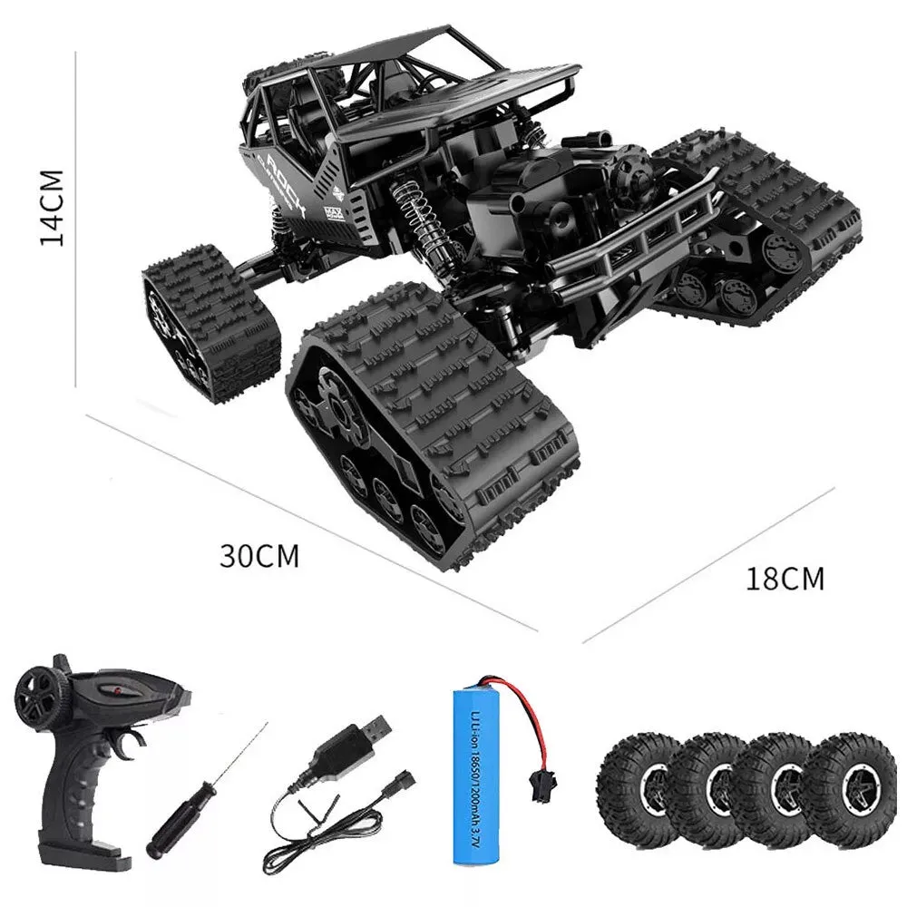 Four Wheel Drive Off-Road RC Car Rock Crawler Racing Cars-Black