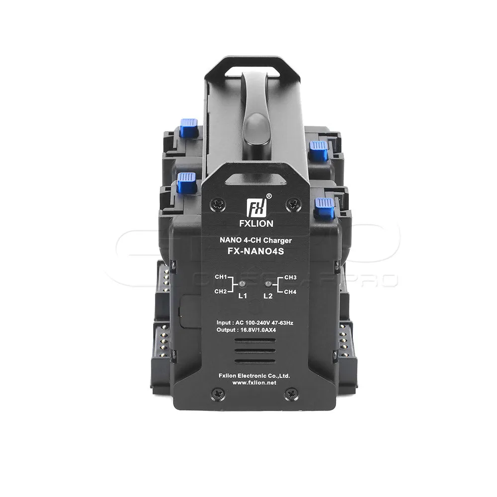 FXLION NANO 4-channel QUAD V-mount charger For Nano One/Two