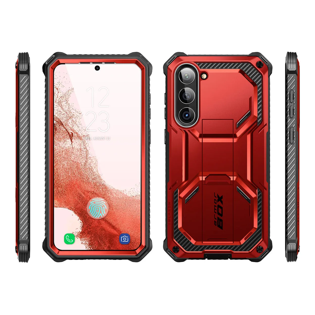 Galaxy S23  Armorbox Case - Metallic Red