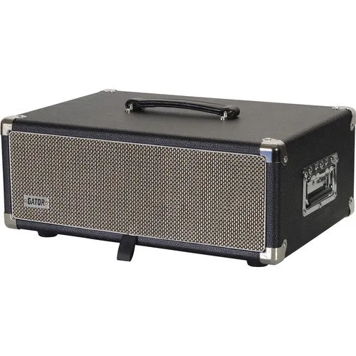 Gator GR-RETRORACK-3BK Vintage Amp Vibe Rack Case - 3U Black