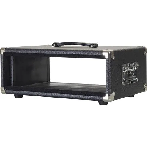 Gator GR-RETRORACK-3BK Vintage Amp Vibe Rack Case - 3U Black