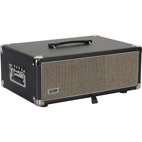 Gator GR-RETRORACK-3BK Vintage Amp Vibe Rack Case - 3U Black