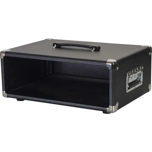 Gator GR-RETRORACK-3BK Vintage Amp Vibe Rack Case - 3U Black