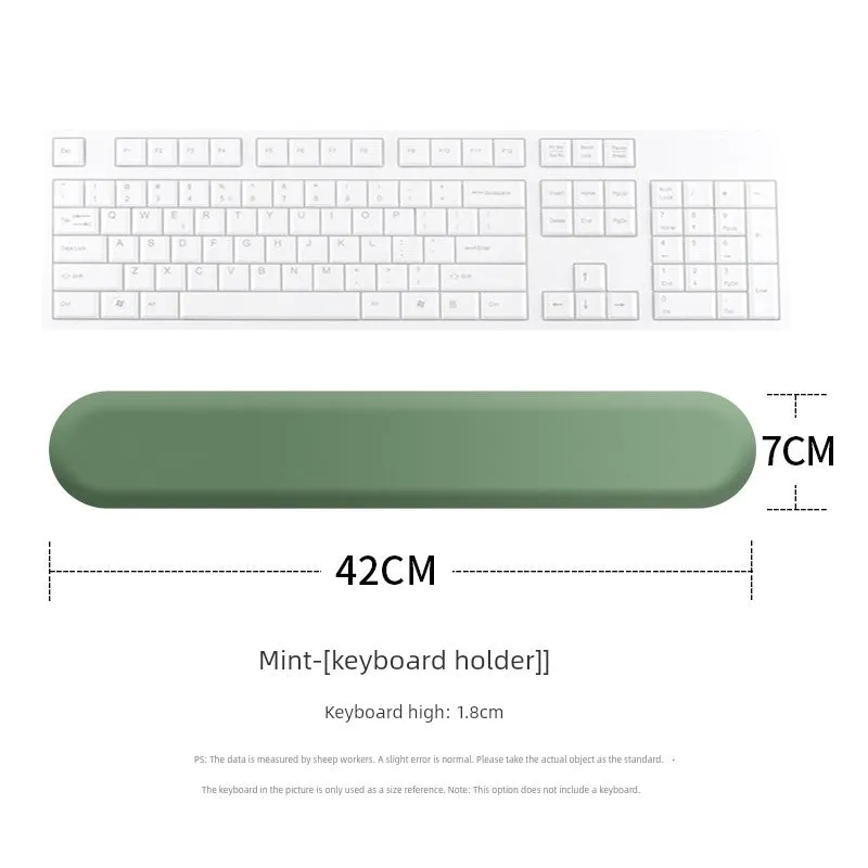 Gradient Silicone Fresh Air Palm Pillow Keyboard Support