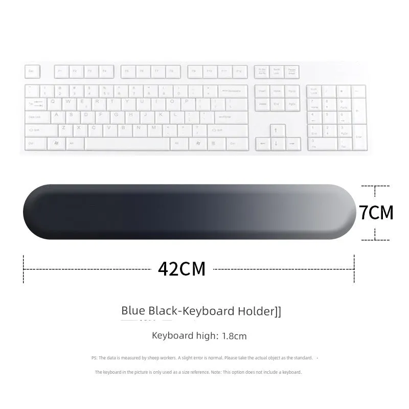 Gradient Silicone Fresh Air Palm Pillow Keyboard Support