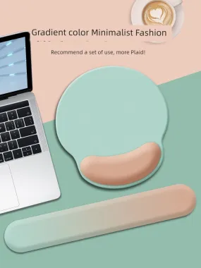 Gradient Silicone Fresh Air Palm Pillow Keyboard Support