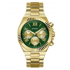 Guess Gents Equity Gold Tone Watch GW0703G2