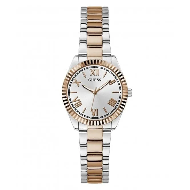 Guess Ladies Mini Luna 2-Tone Watch GW0687L3