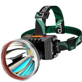 Headlamp strong charging headlamp super bright far outdoor flashlight small outdoor yellow light night fishing