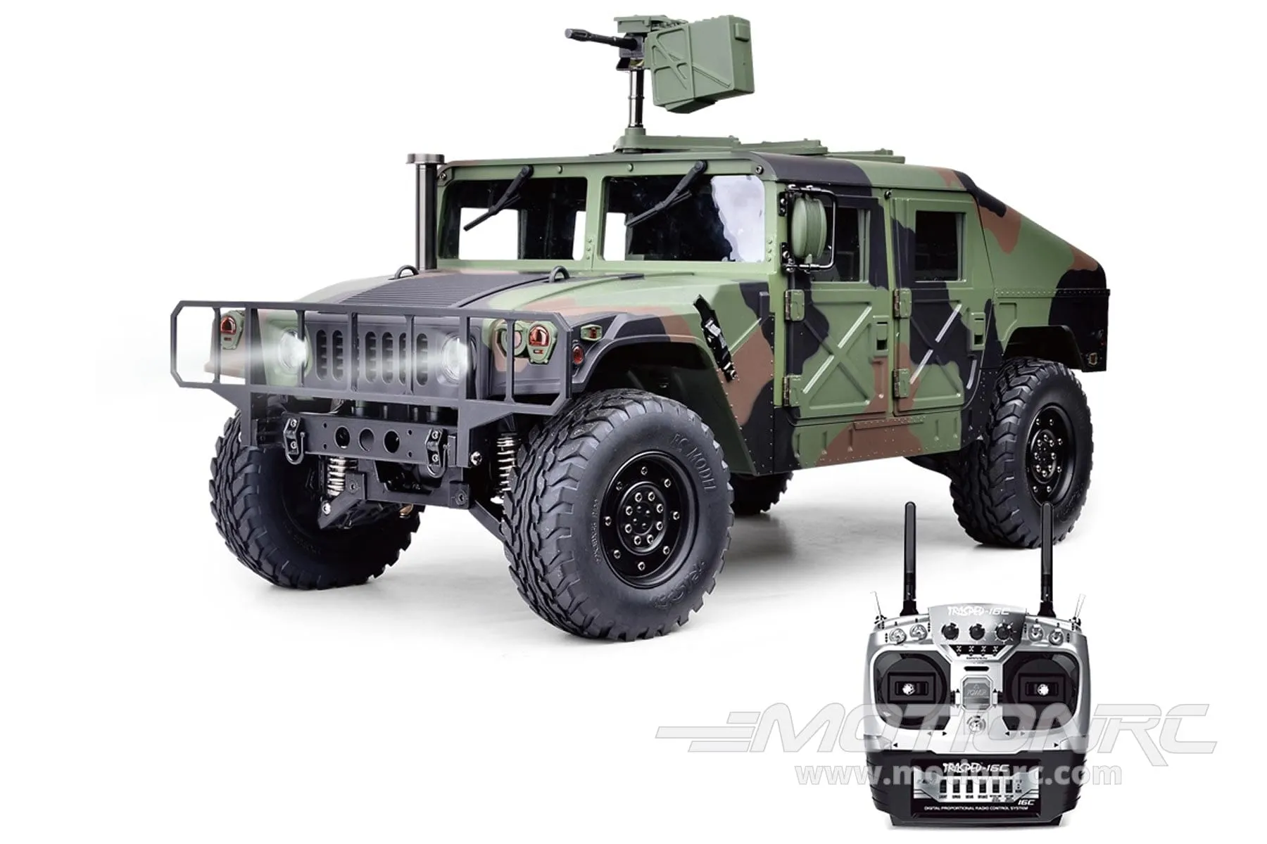 Heng Guan US Military HUMVEE Green Camo 1/10 Scale 4x4 Tactical Truck - RTR