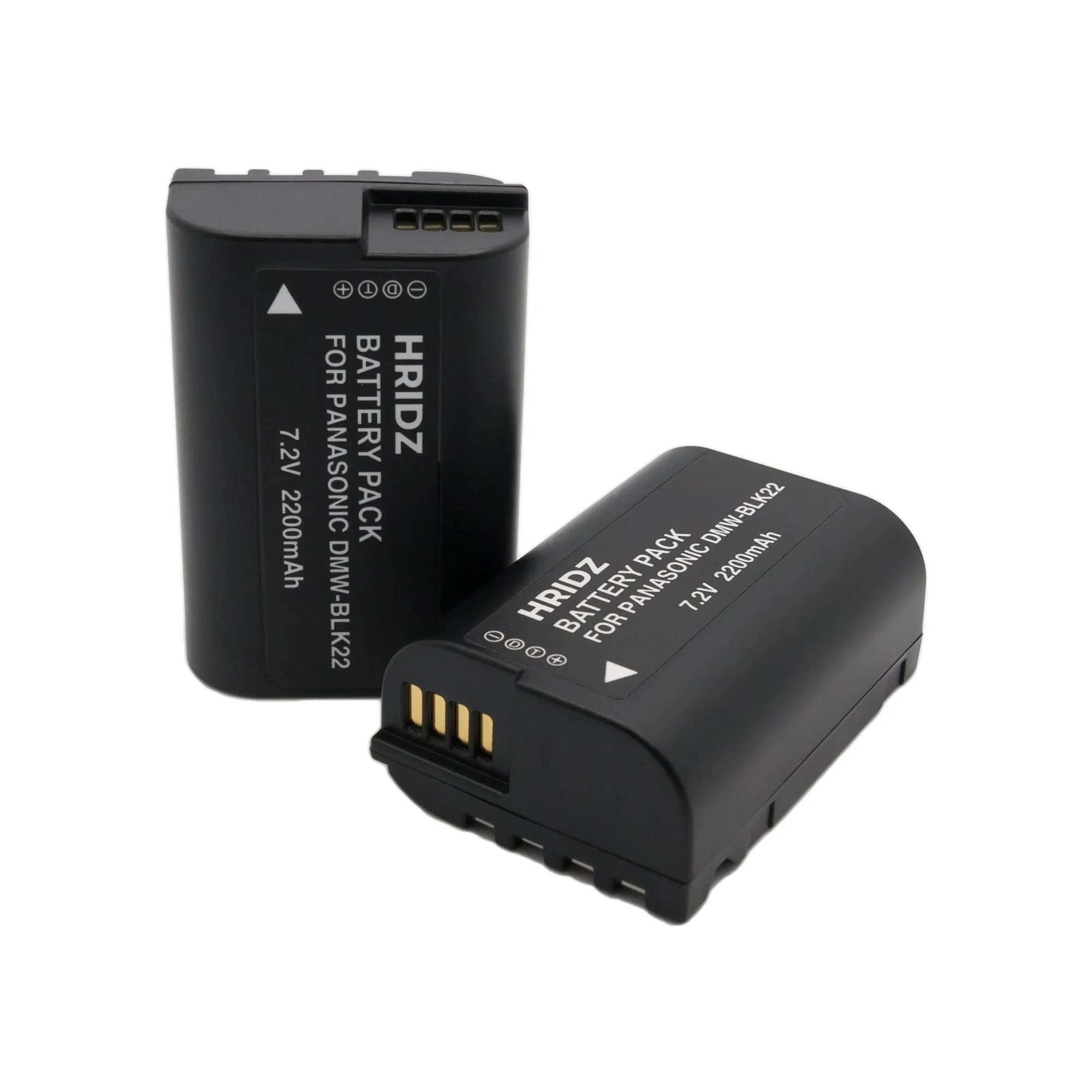 Hridz BLK22 Batteries & Charger for Panasonic Lumix G9 S5 GH6 GH5 GH5s