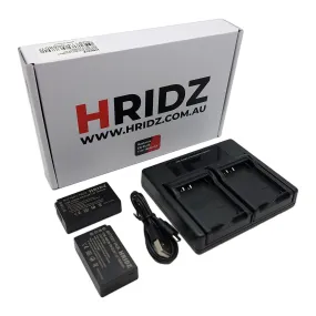 Hridz EN-EL20 Batteries & Dual USB Charger Combo for Nikon EN-EL20 EN-EL22 EL20A