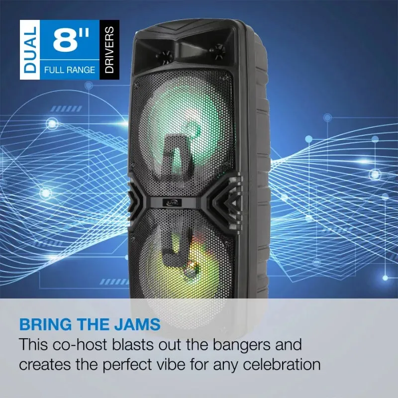 iLive Wireless Tailgate Party Speaker with FM Radio, ISB310B, Black