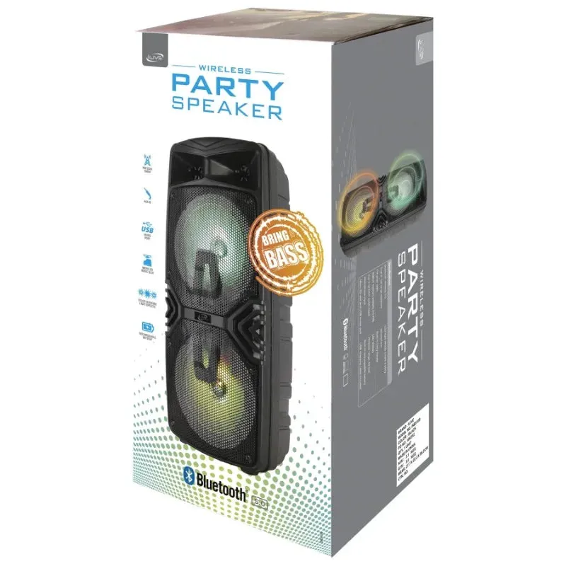 iLive Wireless Tailgate Party Speaker with FM Radio, ISB310B, Black