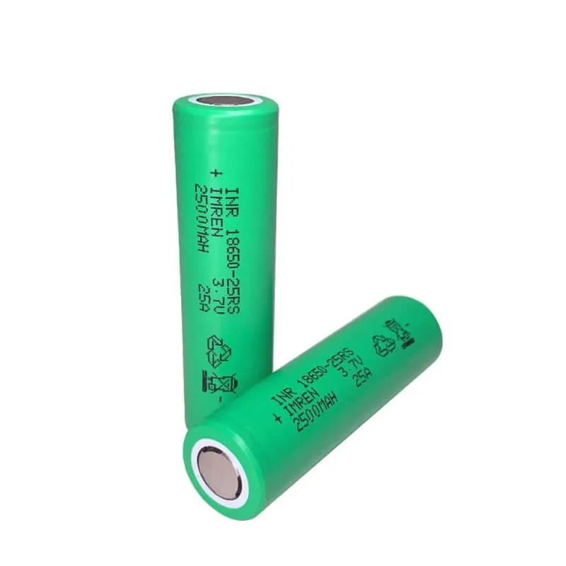 IMREN 25RS 18650 2500mAh 25A Rechargeable Lithium Battery (2PCS/Pack)