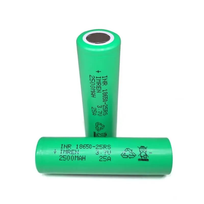 IMREN 25RS 18650 2500mAh 25A Rechargeable Lithium Battery (2PCS/Pack)