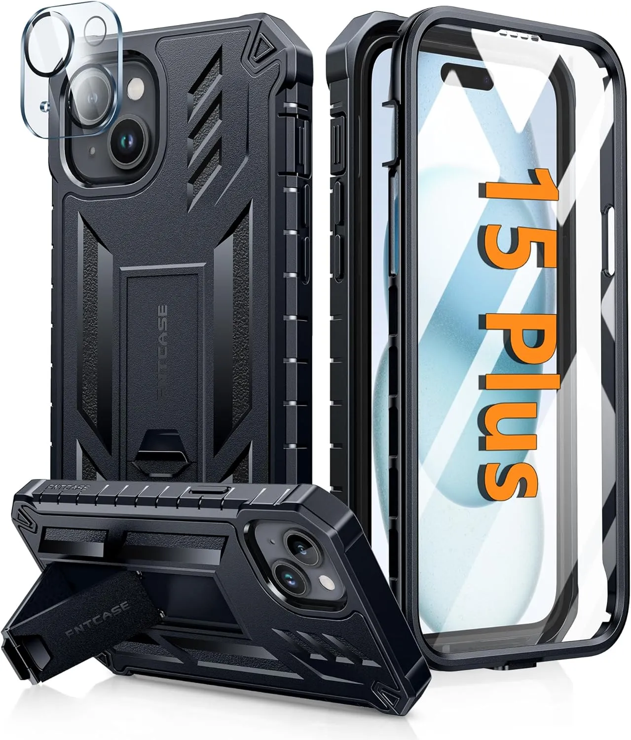 iPhone 15 Plus Case Military Grade Rugged Cell Phone Cover Case