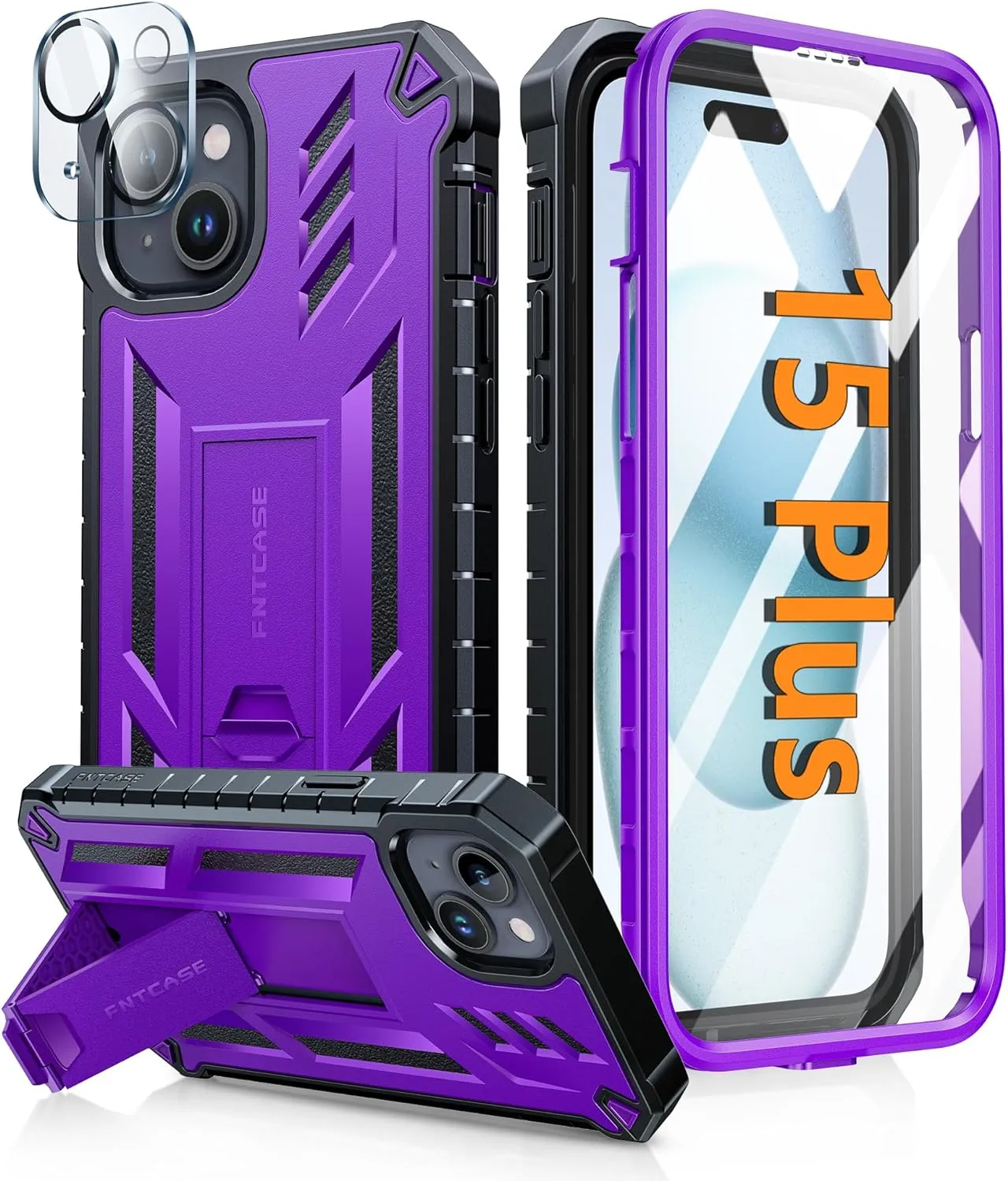 iPhone 15 Plus Case Military Grade Rugged Cell Phone Cover Case