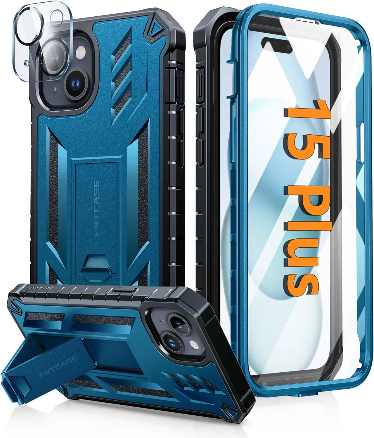 iPhone 15 Plus Case Military Grade Rugged Cell Phone Cover Case