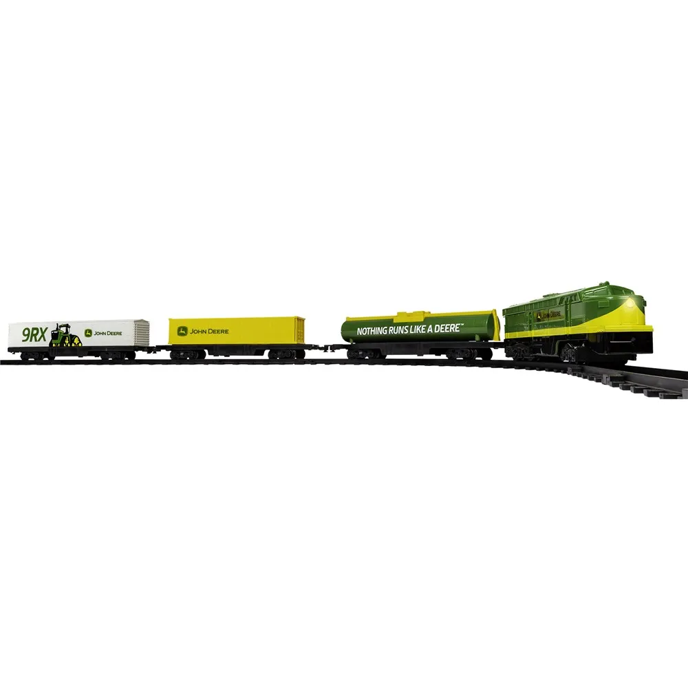 John Deere Battery-Powered Toy Train Set