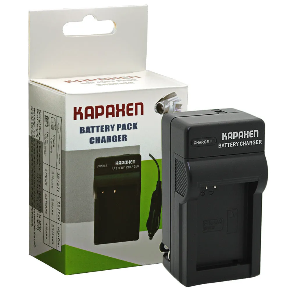 Kapaxen™ BP1030 BP1130 Battery Charger Kit for Samsung NX-1000, NX-1100, NX-2000, NX-300, NX-200, NX-210 Cameras