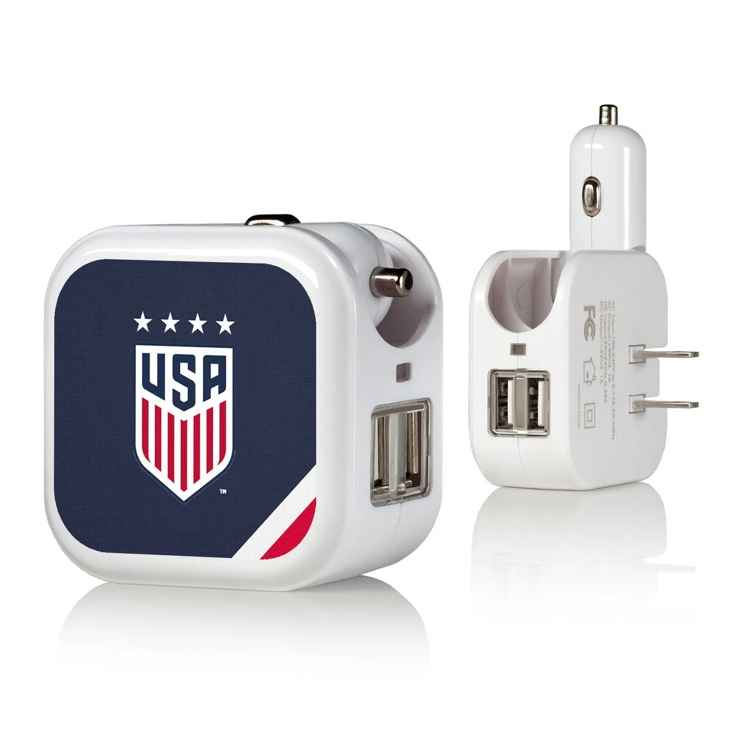 Keyscaper USWNT 2 in 1 USB Charger - Navy