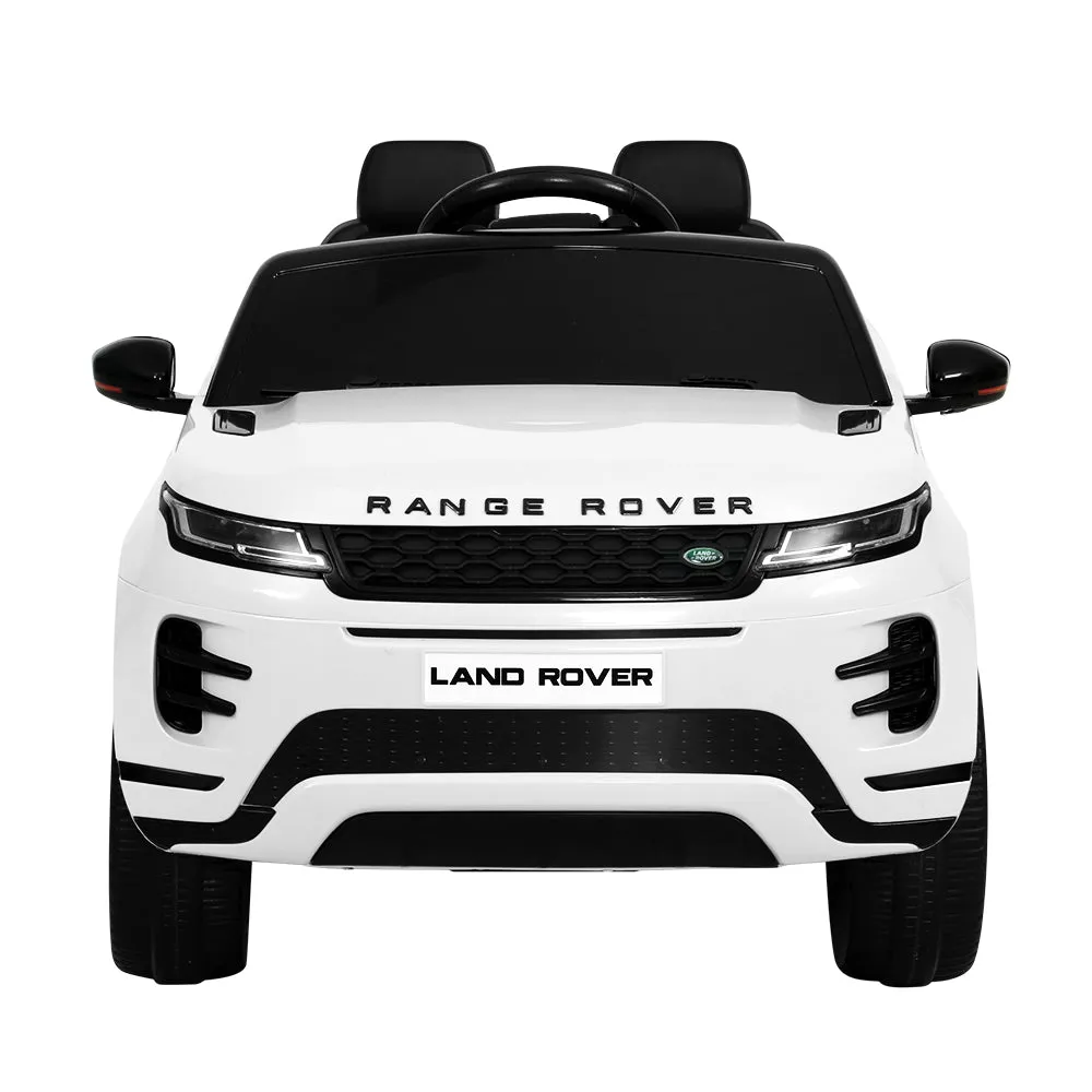 Kids Ride on Car Licensed Land Rover 12V Electric Car Toys Battery Remote - White