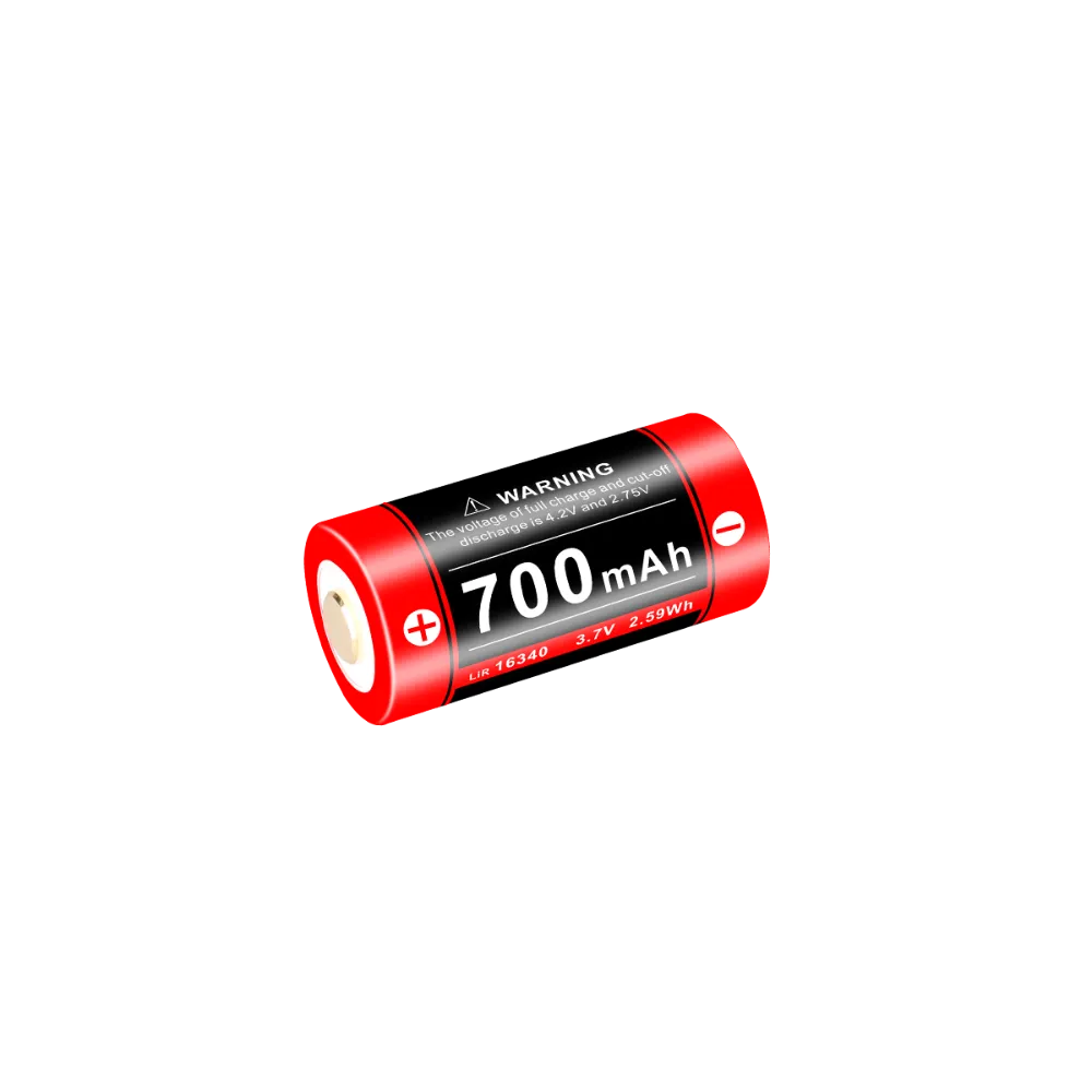 KLARUS 16GT-70UR High Performance Rechargeable 700mAh Battery Lithium Battery