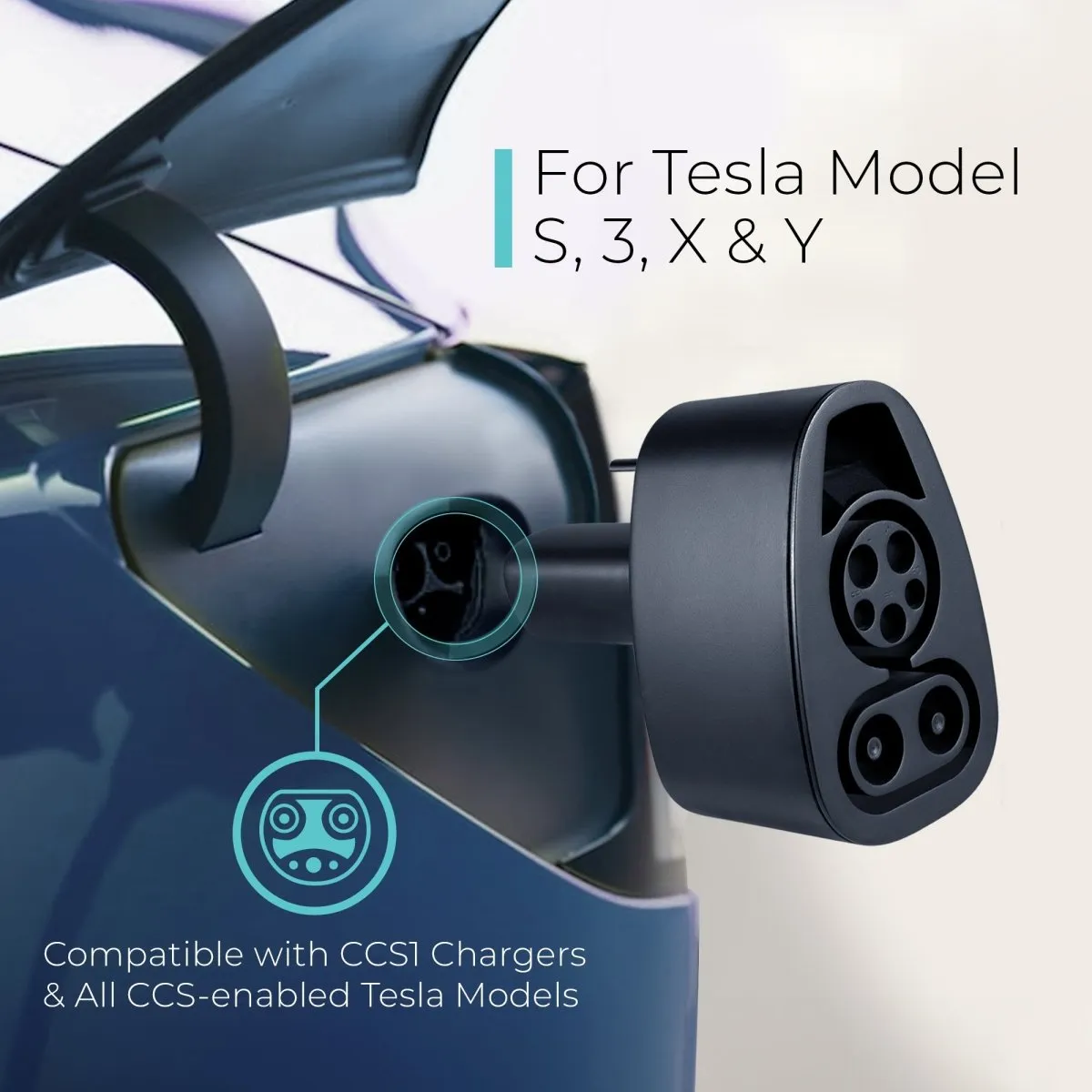 Lectron CCS to Tesla (NACS) EV Adapter | 500V | 500 Amp