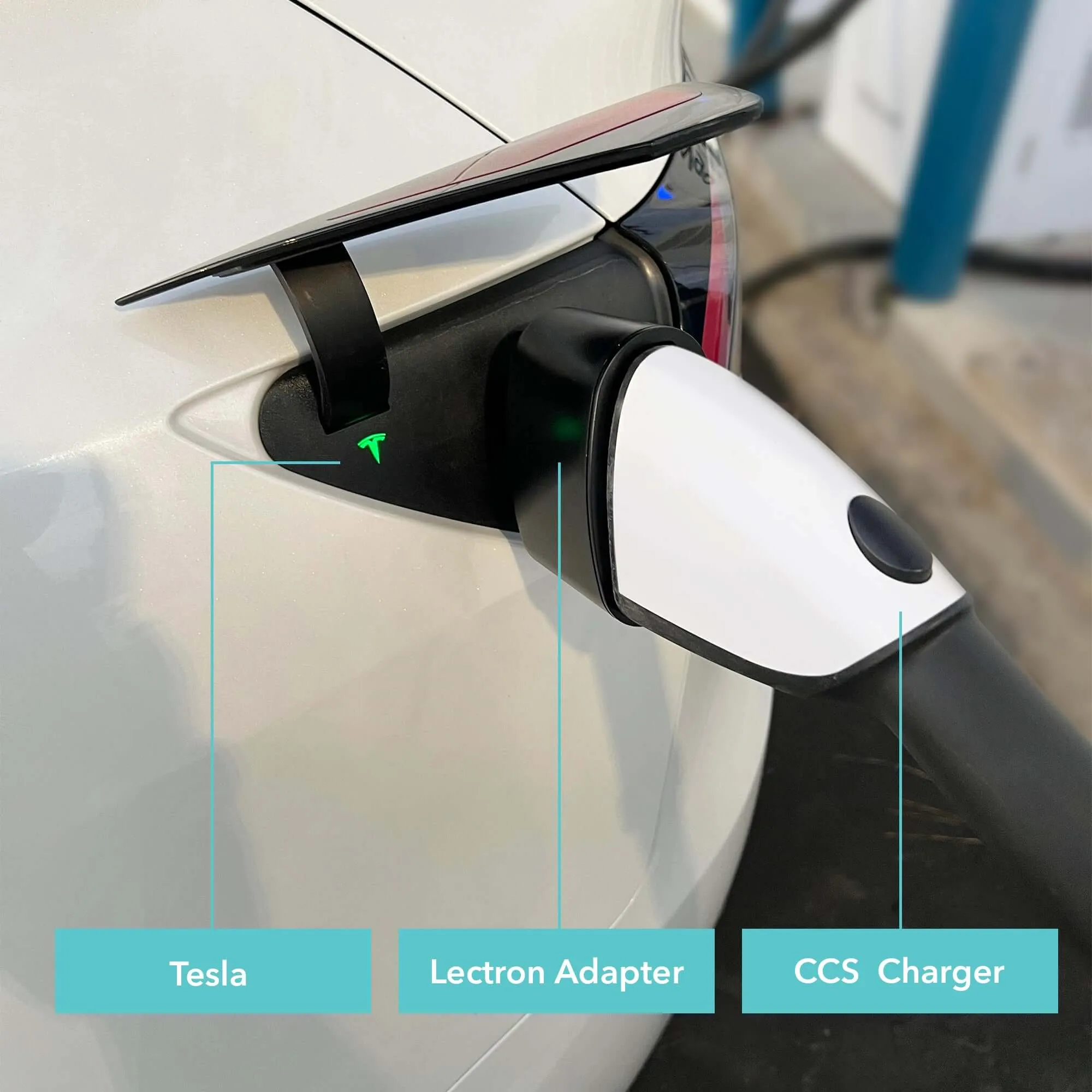 Lectron CCS to Tesla (NACS) EV Adapter | 500V | 500 Amp