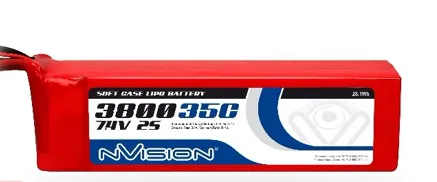 LiPo 3800mAh 2S 7.4V 35C (Deans plug) NVO1841