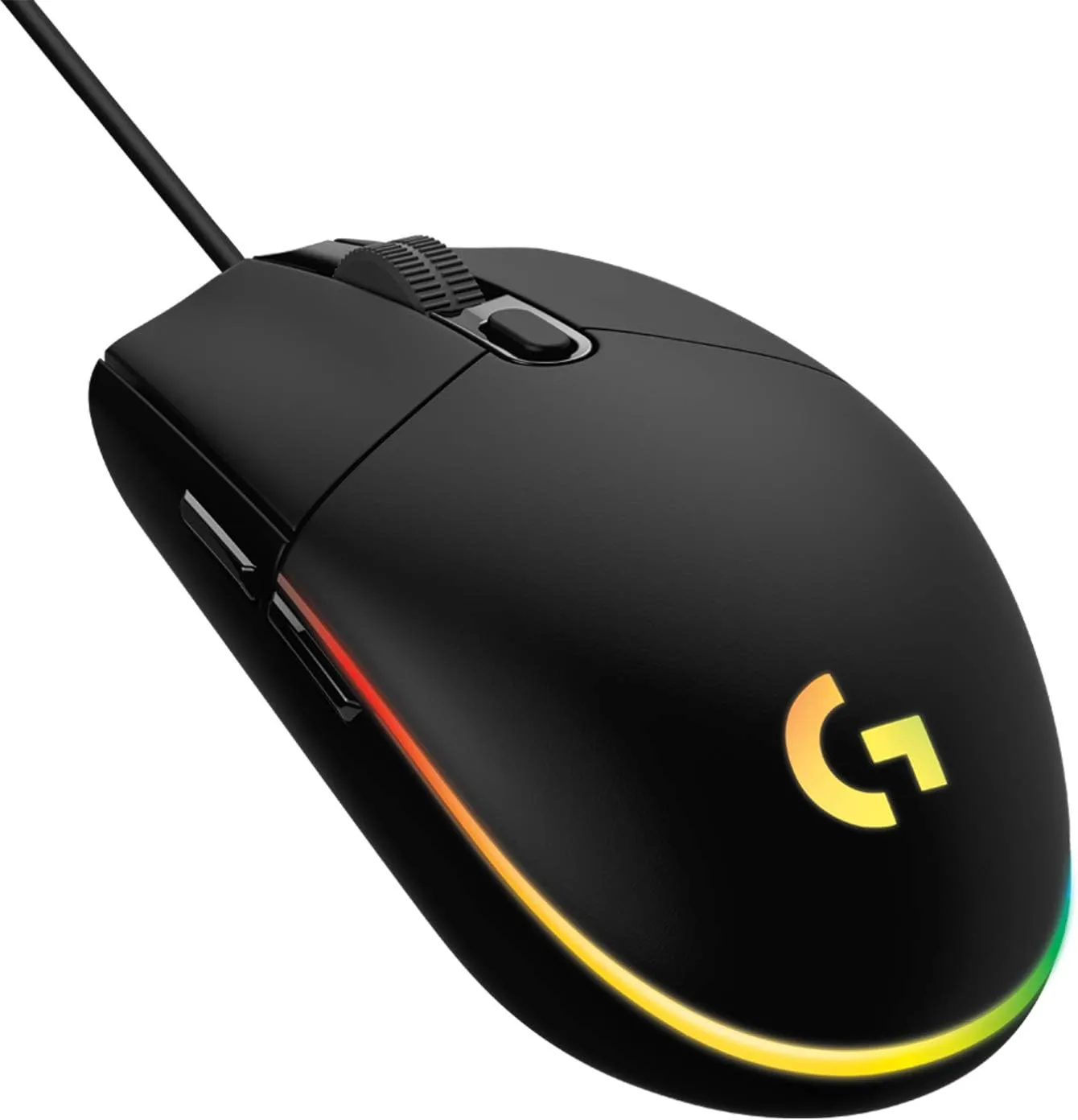 Logitech G203 Lightsync Gaming Mouse 6 鍵遊戲滑鼠 - Black 黑色 910-005790 原裝行貨