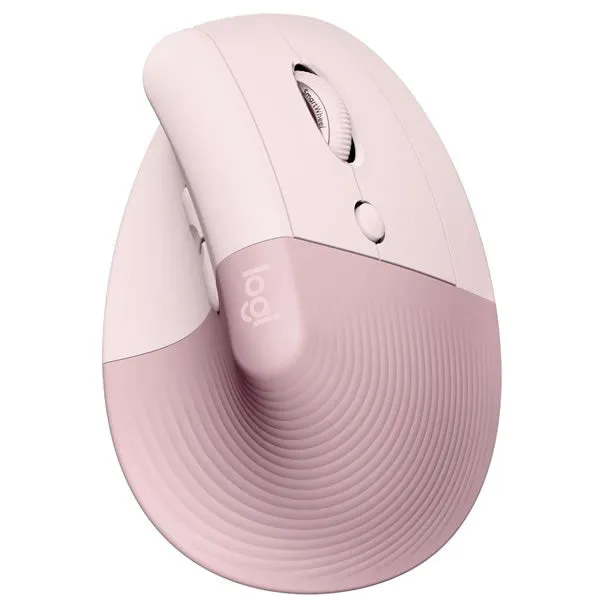 Logitech Lift Vertical Ergonomic Mouse - Rose