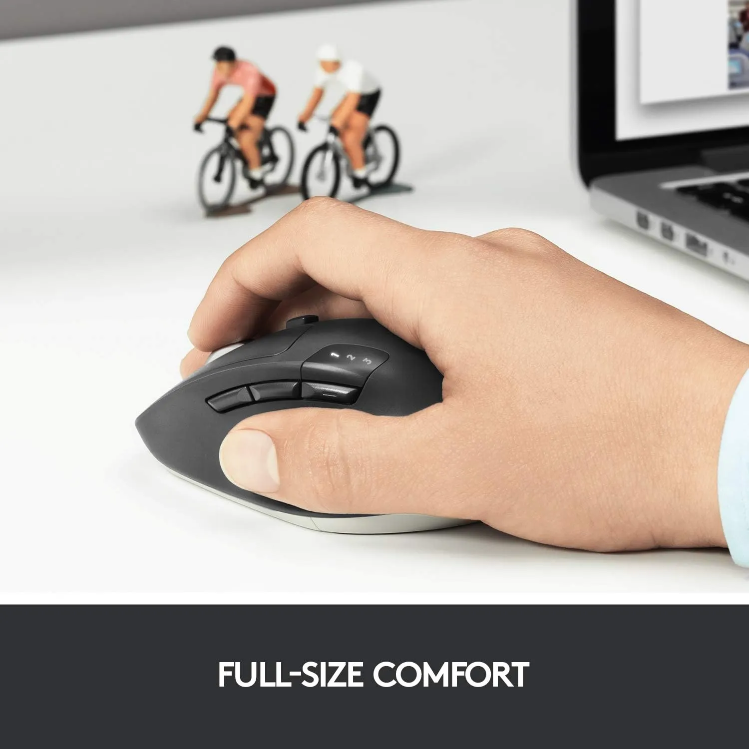 Logitech M720 Triathlon 多工無線滑鼠 - Graphite 石墨灰色 910-004792 原裝行貨