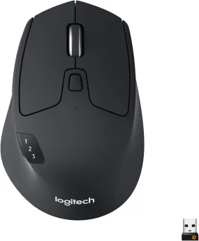 Logitech M720 Triathlon 多工無線滑鼠 - Graphite 石墨灰色 910-004792 原裝行貨