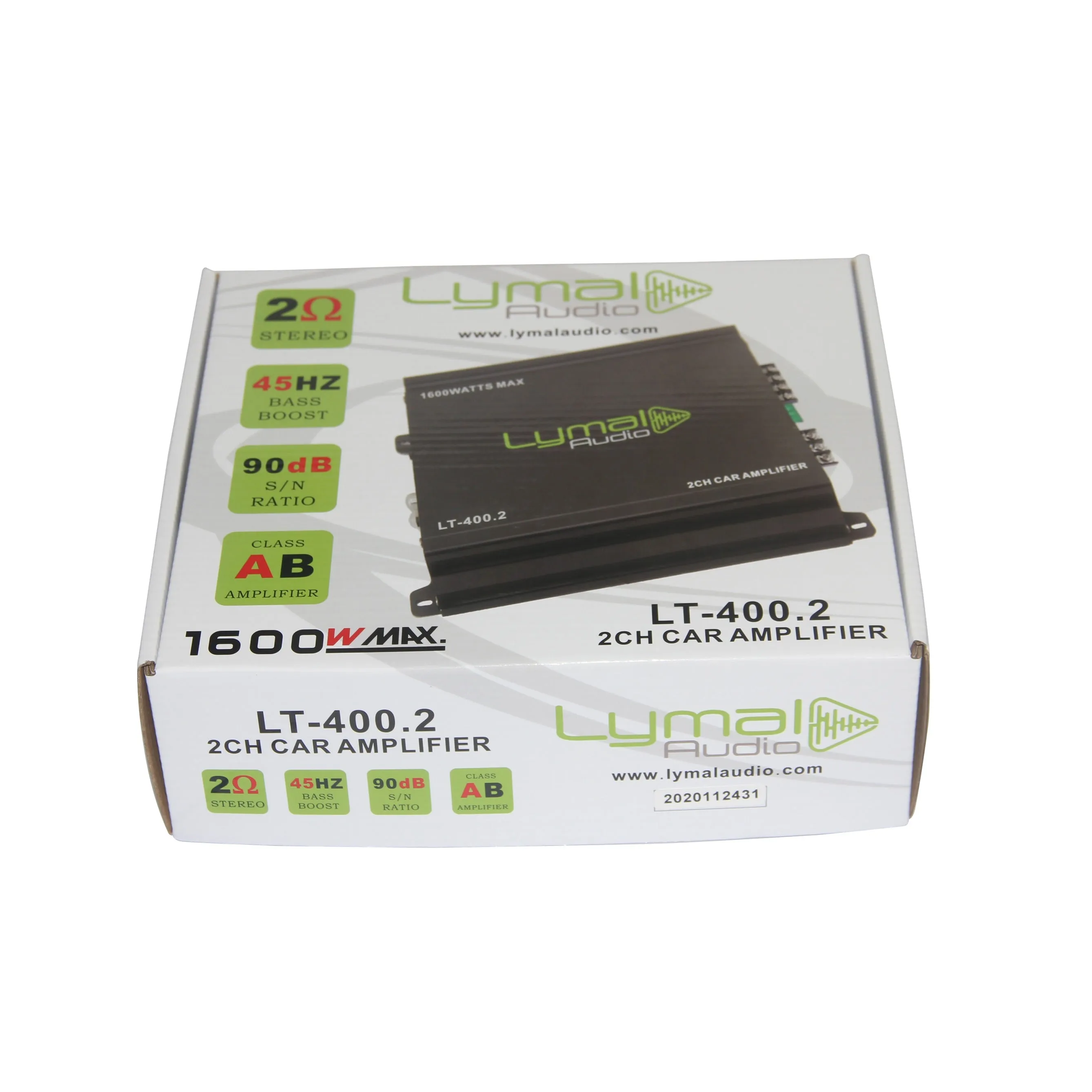 LT-400.2 1600 Watts 2 Channel Car Amplifier