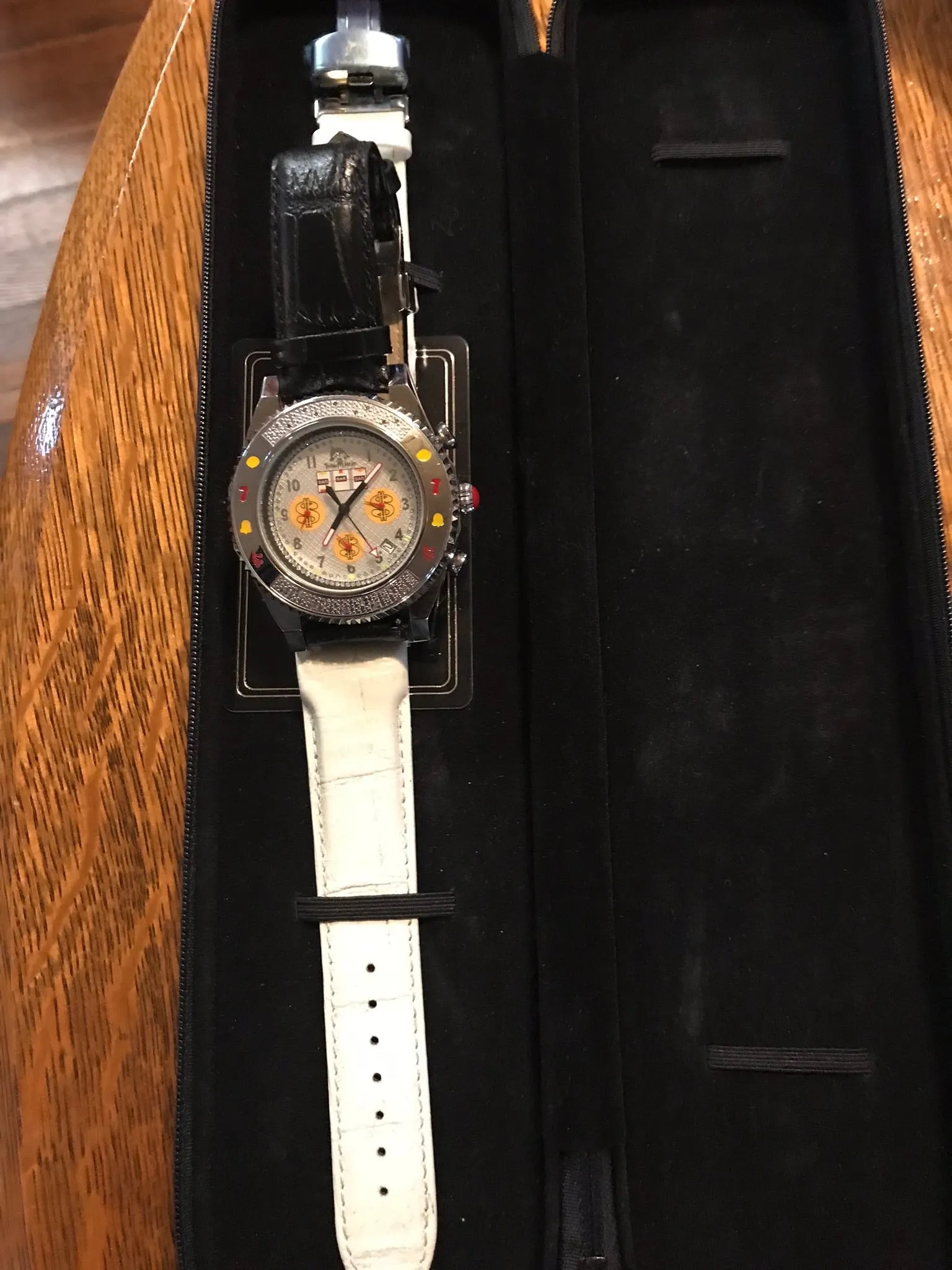 <€€ New Mens TECHNO MASTER Watch Las Vegas Gambler's Collectible Limited Edition Watch NIB