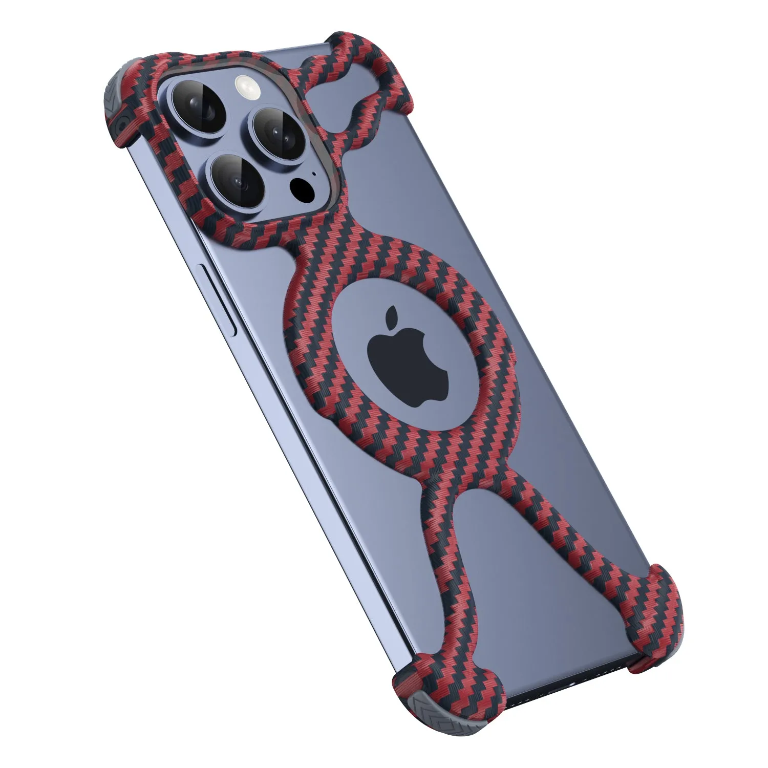 Luxury Carbon Fiber Magnetic Hollow Cooling Phone Case For iPhone