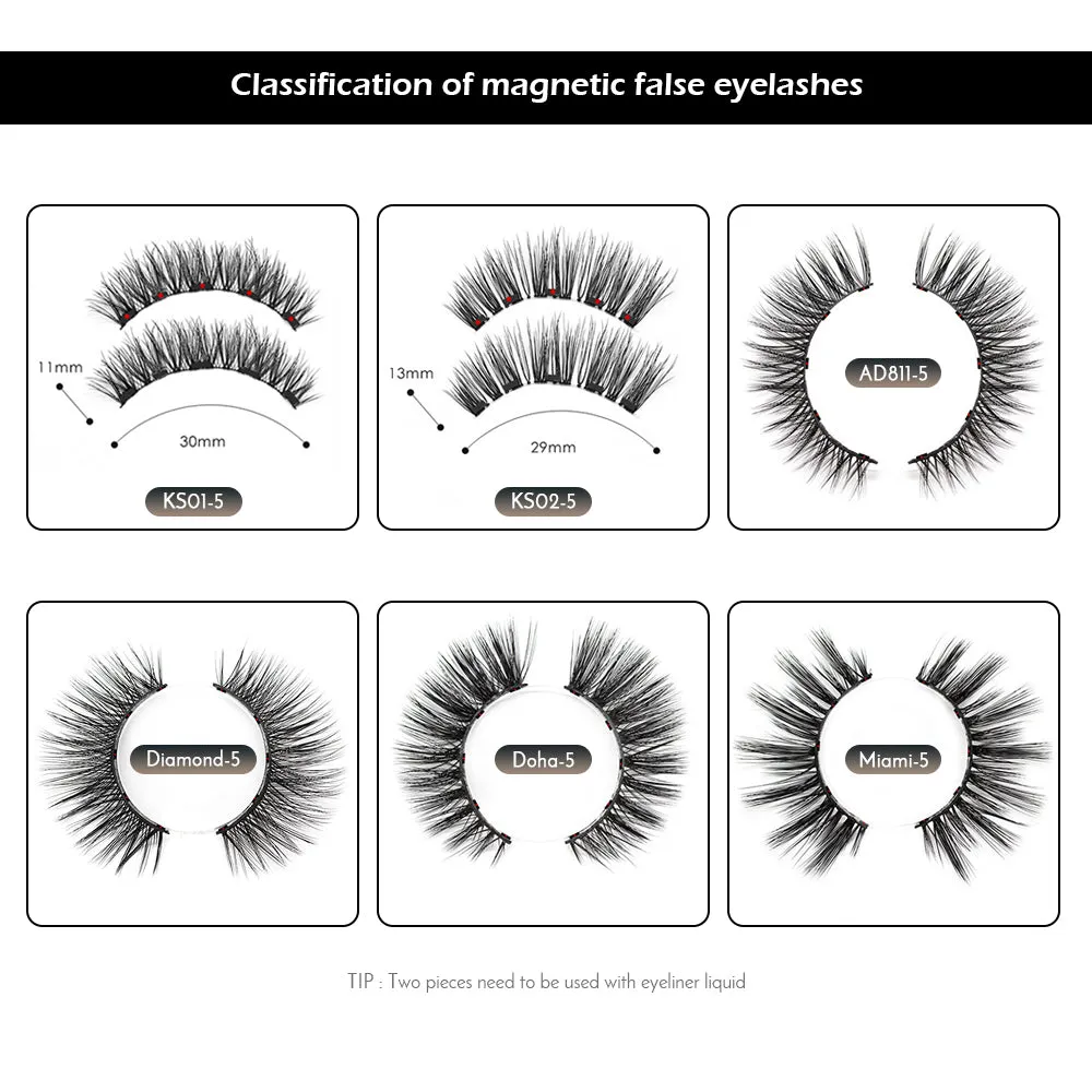 Magnetic Eyelashes Extension Kit