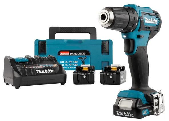 Makita 12V Max Cordless Driver Drill   18V 5.0AH Batteries Combo Kit | Model : M-DF333DNX10