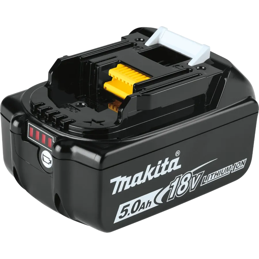 Makita BL1850BDC2 18V LXT® Lithium‑Ion Battery and Rapid Optimum Charger Starter Pack (5.0Ah)