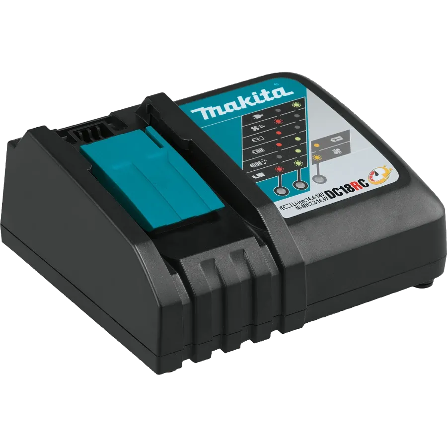 Makita BL1850BDC2 18V LXT® Lithium‑Ion Battery and Rapid Optimum Charger Starter Pack (5.0Ah)