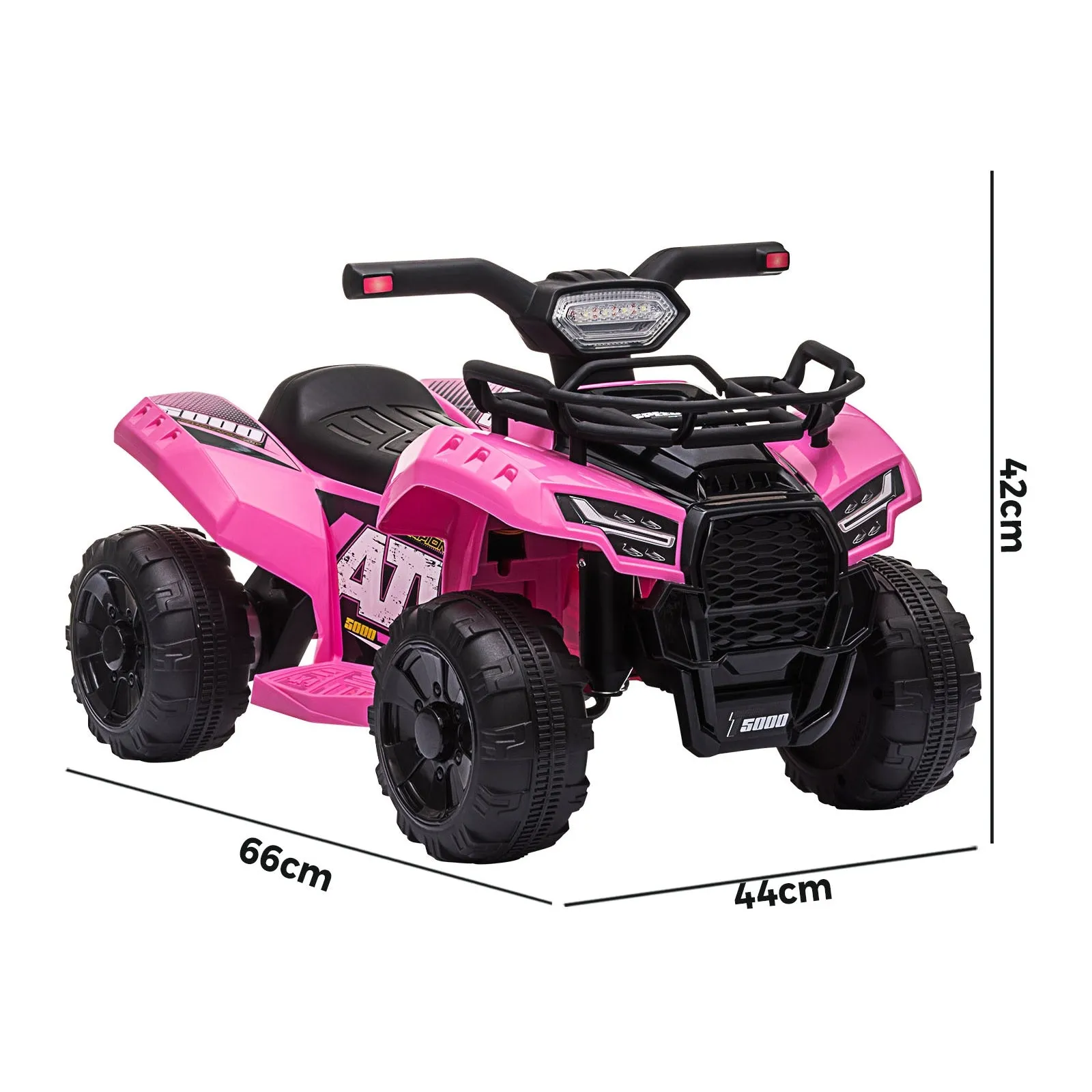 Mazam Ride On Car Electric ATV Bike Vehicle for Toddlers Kids Rechargeable Pink