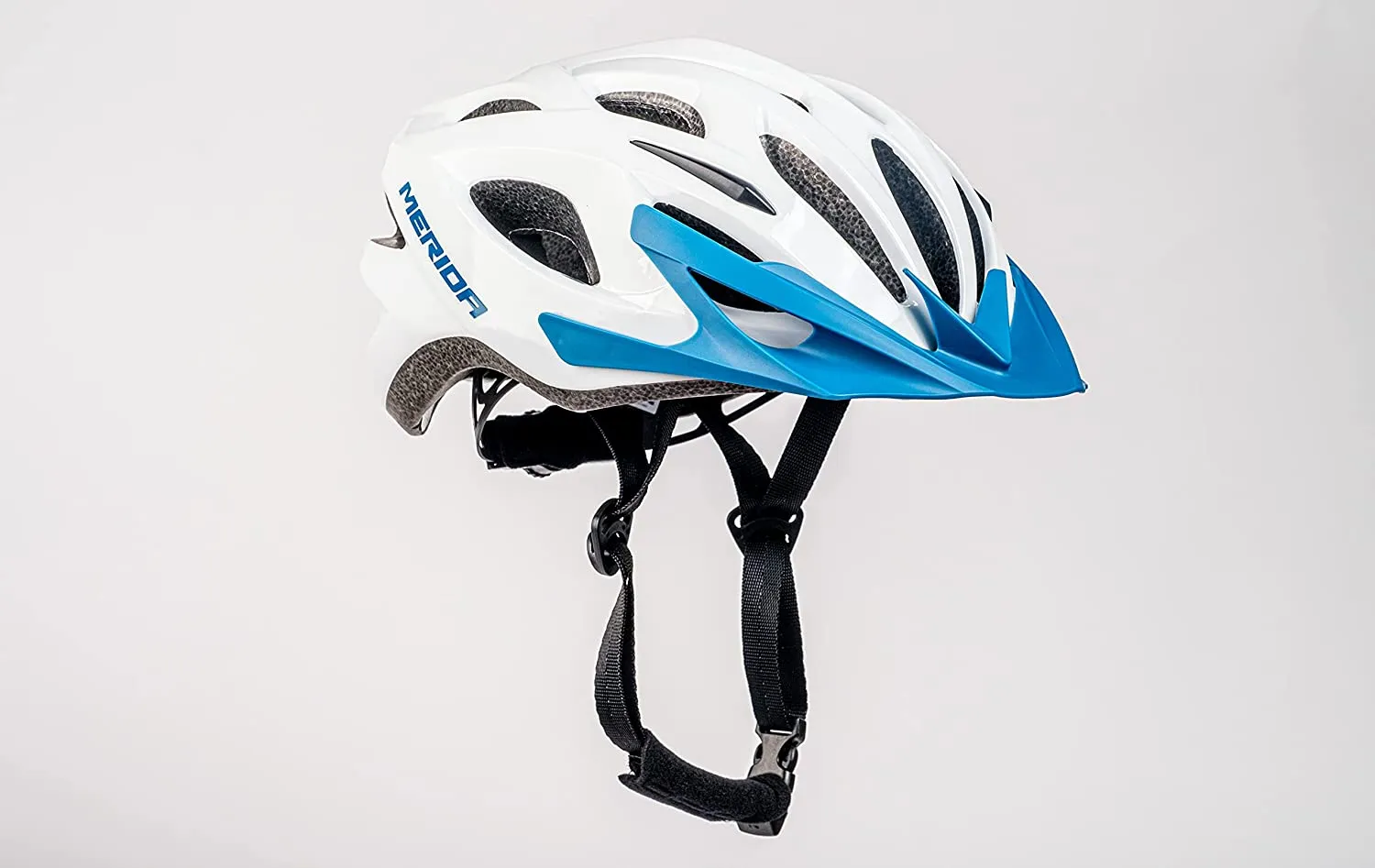 Merida Charger KJ201 Cycle Helmet | White & Blue