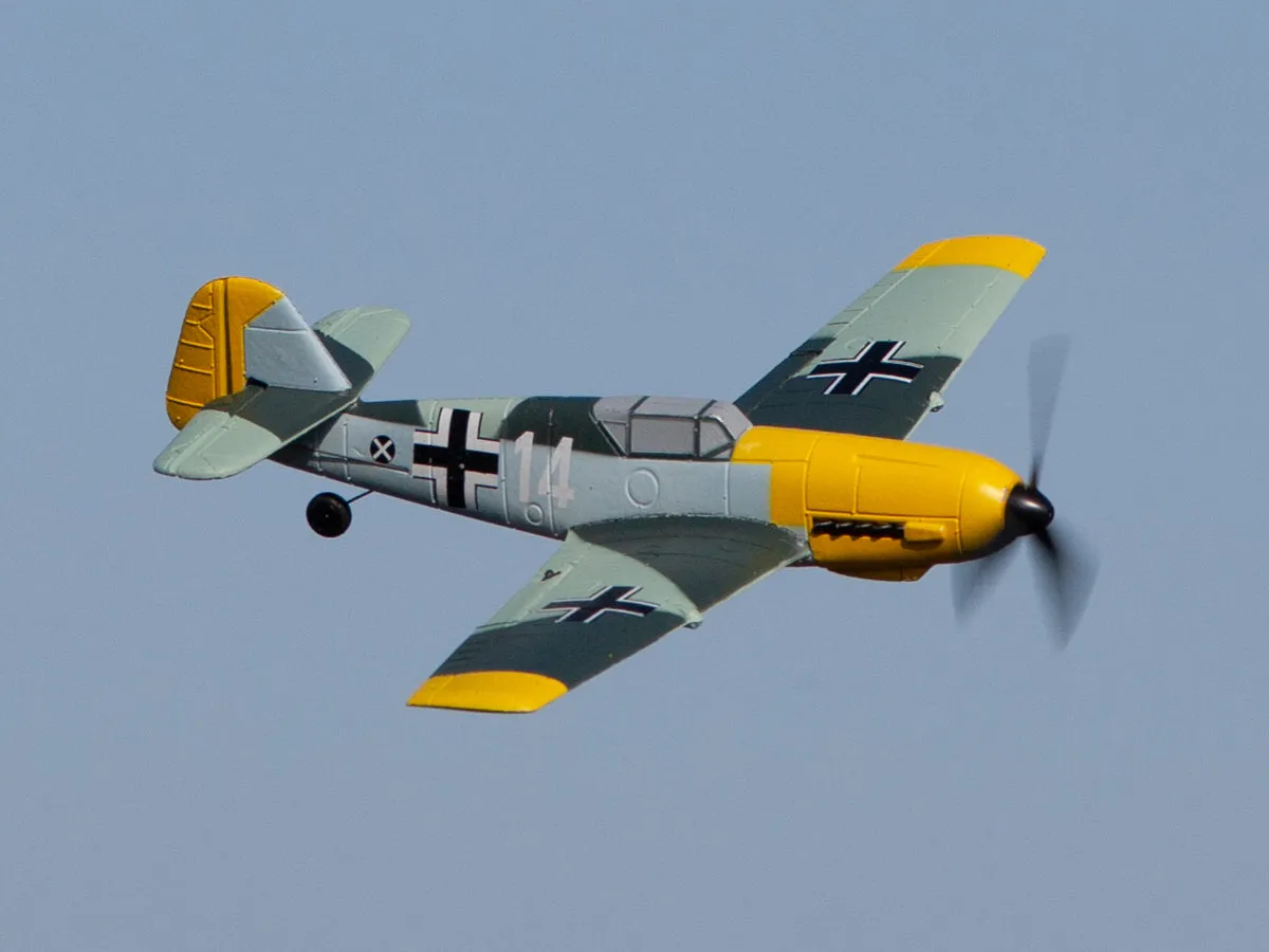 Messerschmitt Bf 109 Micro RTF Airplane w/PASS | RGRA1304 | HRP Hobbies