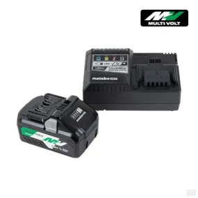 Metabo HPT 36V/18V MultiVolt™ Lithium Ion Slide Battery and Charger Starter Kit (UC18YSL3B1M)