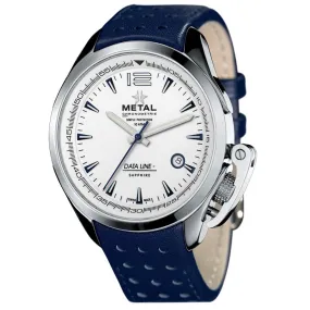 Metal.ch Men's Watch Data Line Collection Blue 8119.41